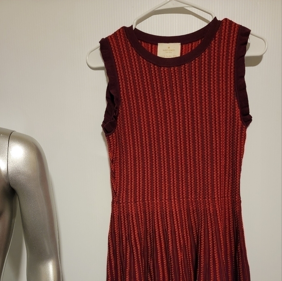 Kate Spade Deep Red Sweater Dress XS - Picture 7 of 9